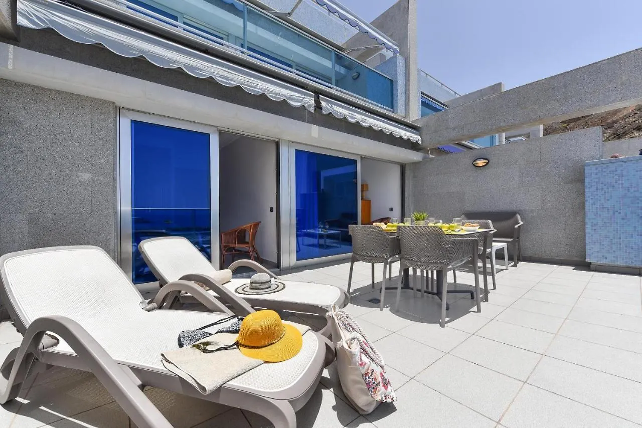 Luxury Beachfront Mogan Puerto De Mogan Apartment